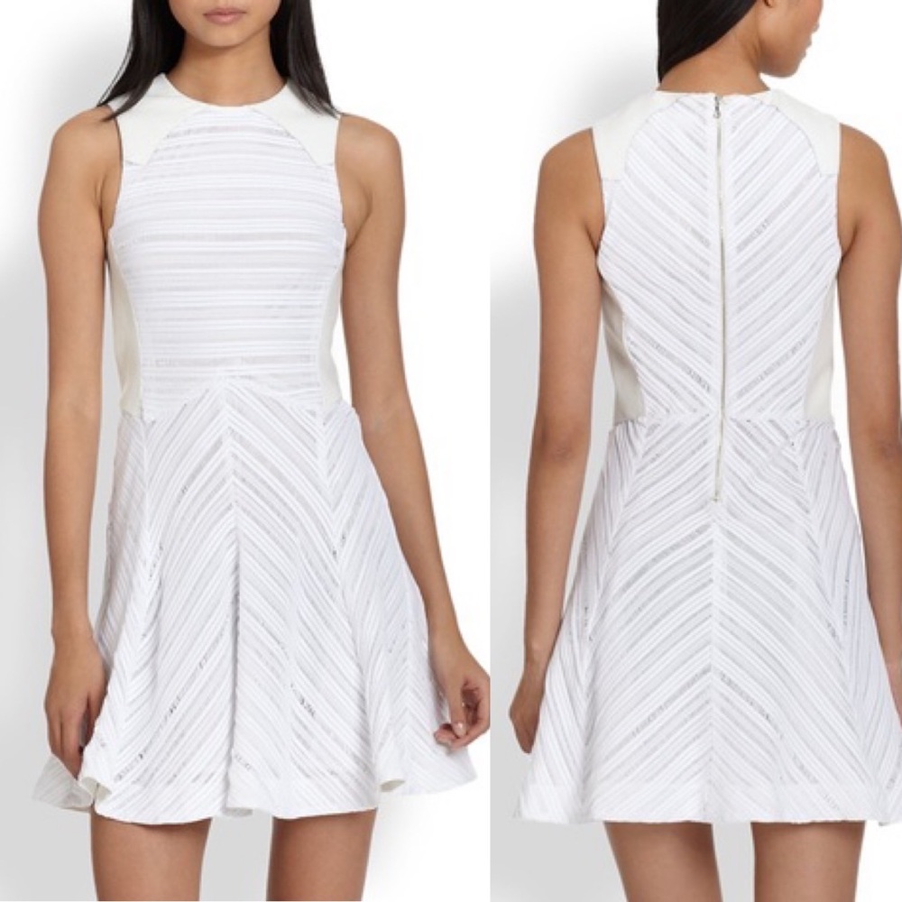 Rag & Bone Basha Sleeveless Burnout Dress White Sz 6